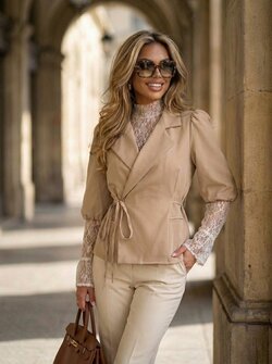 Steffie blazer beige