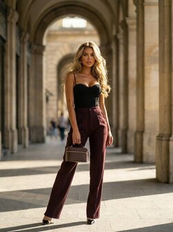 Kiara pants bordeaux