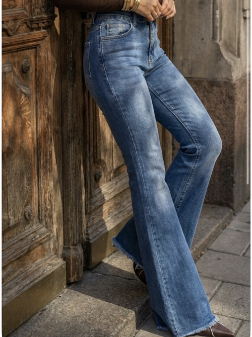 Elena flare jeans blue Elena flare jeans blue