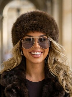 Bowie faux fur hat