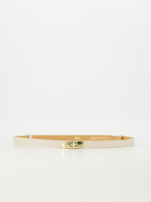 Mia creme belt