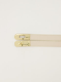 Mia creme belt