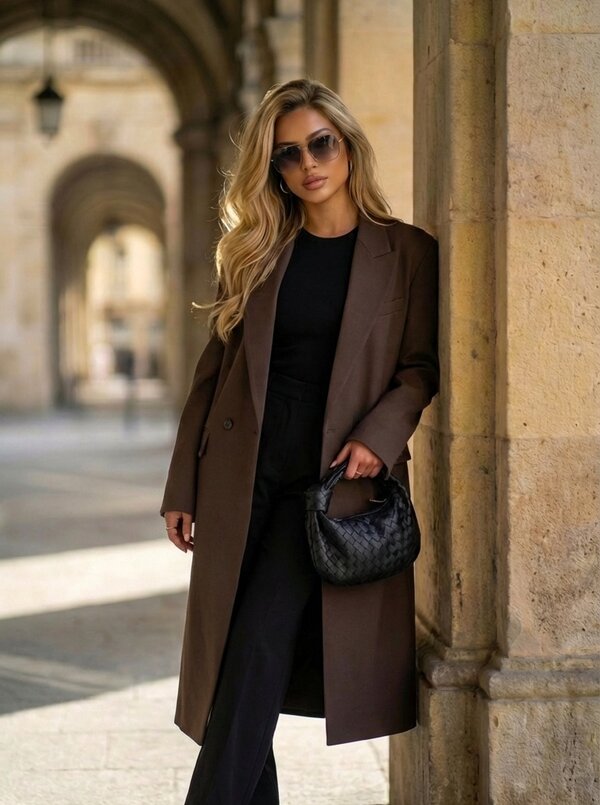 Cassie blazer brown