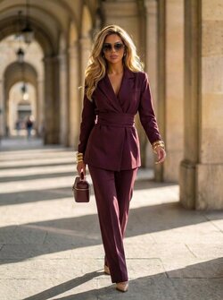 Samara blazer bordeaux