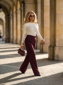 Aria pants plum Aria pants plum
