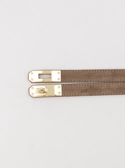 Mia suede belt taupe Mia suede belt taupe