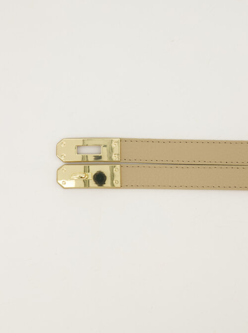 Mia light taupe belt Mia light taupe belt
