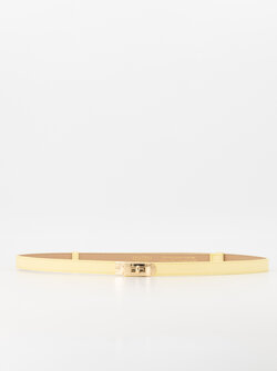 Mia belt butter yellow