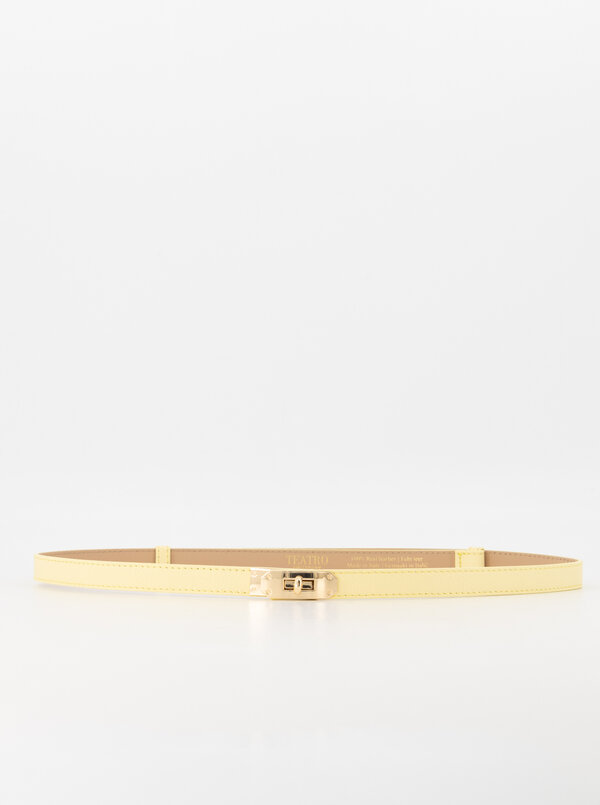 Mia belt butter yellow
