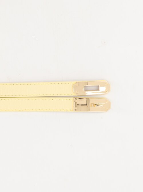 Mia belt butter yellow