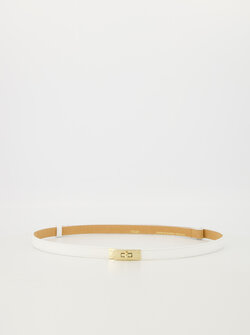 Mia belt white