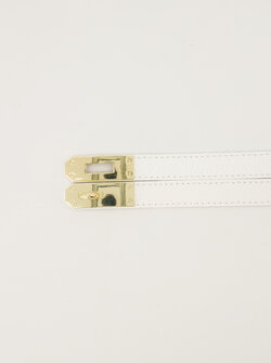 Mia belt white