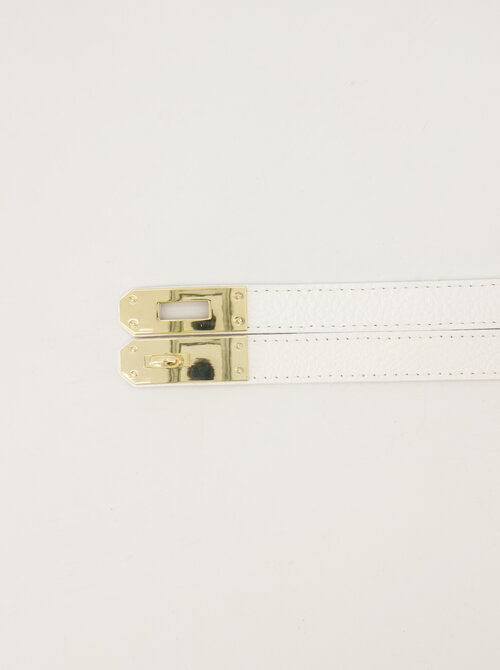 Mia belt white