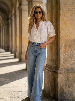 White lace blouse Sofie White lace blouse Sofie