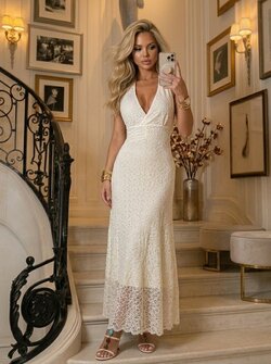 Jolene dress creme