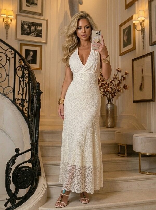 Jolene dress creme