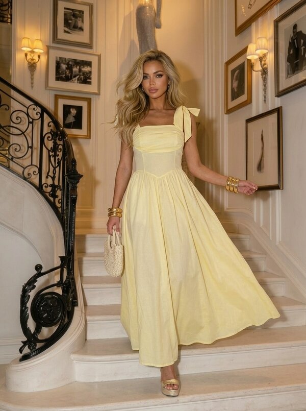Noraya dress yellow