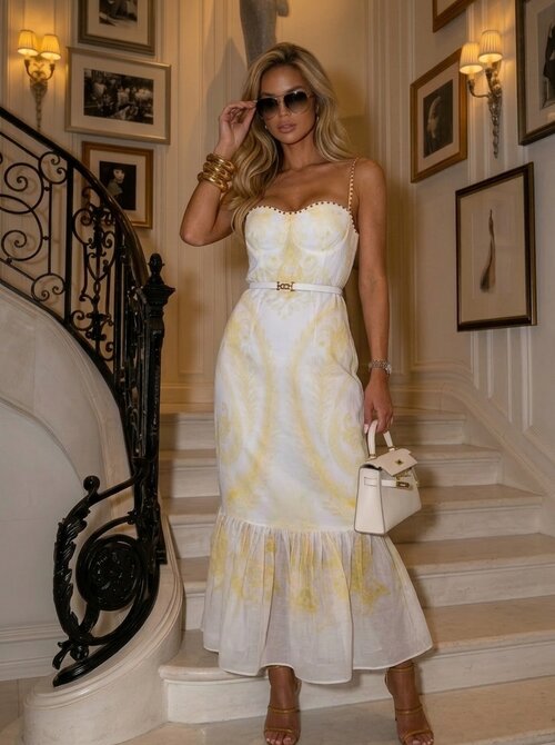 Jamie dress yellow