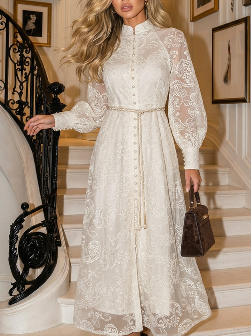 Jeanet dress creme