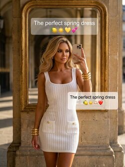 Guilia dress white