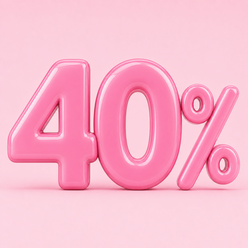 40%