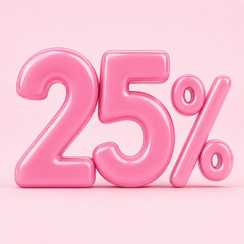 25%