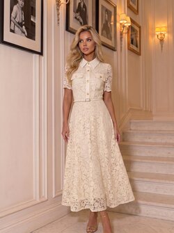 Char dress lace creme Char dress lace creme