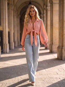 Malou jeans light blue