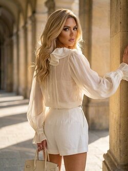 Julia blouse creme Julia blouse creme