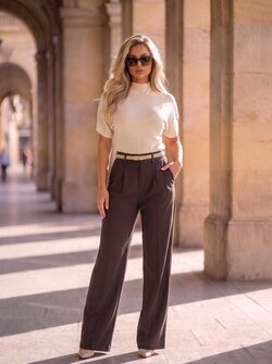 Elise top beige
