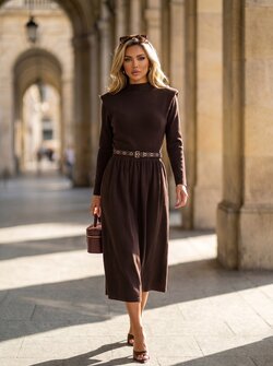 Claire dress brown Claire dress brown