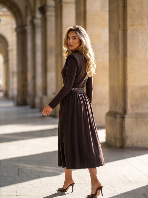 Claire dress brown Claire dress brown