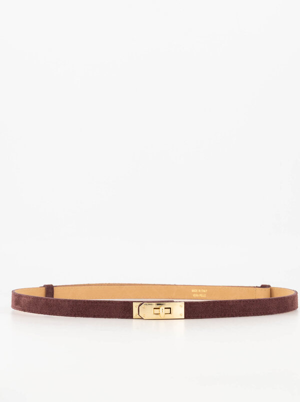 Mia belt suede burgundy