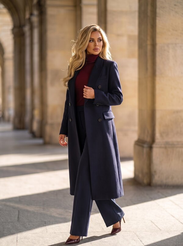 Isabella coat navy