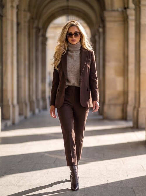 Marielle suit brown Marielle suit brown