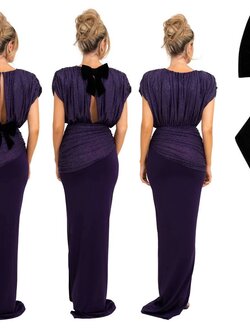 Purple jessa glitter maxi dress Purple jessa glitter maxi dress