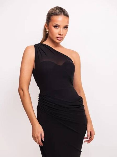 Sheila one shoulder dress black Sheila one shoulder dress black