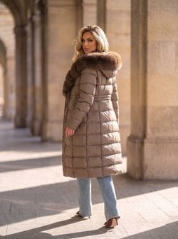 Joanna coat taupe