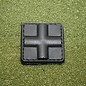 EMT Red cross marker patch small black/black