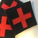 Apatch Cross patch red black
