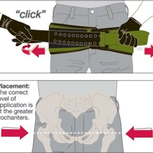 SAM Medical Pelvic sling military version