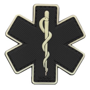 EMT Star of life patch pvc small