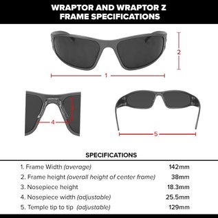 Gatorz eyewear Wraptor blackout