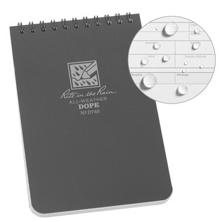 Rite in the rain DOPE notebook