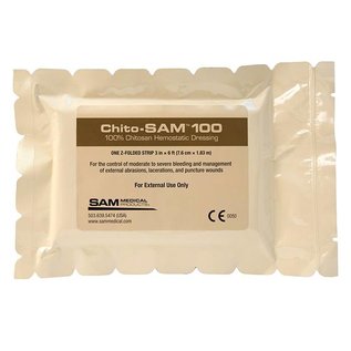 SAM Medical ChitoSAM 100 haemostatische zfold gauze