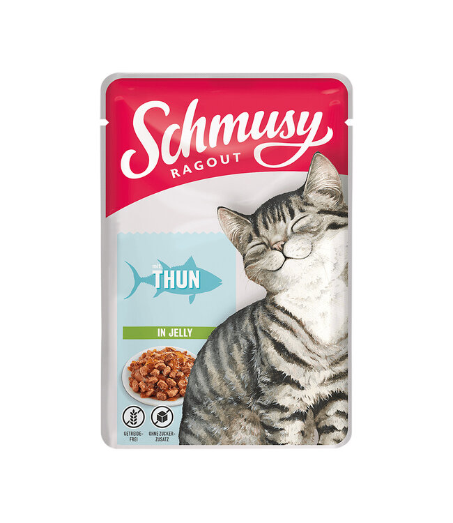 Schmusy SCHMUSY RAGOUT MIT THUNFISCH IN JELLY