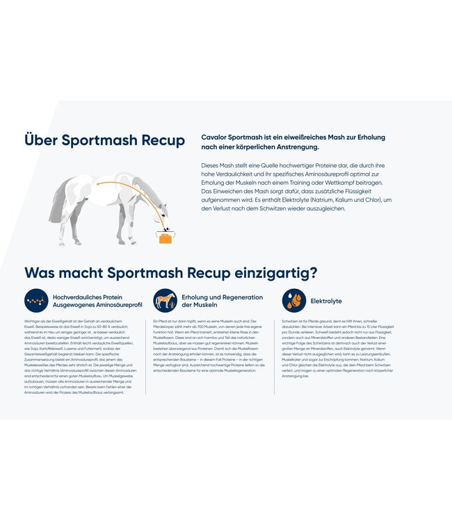 Cavalor Cava Sportmash Recup 15kg