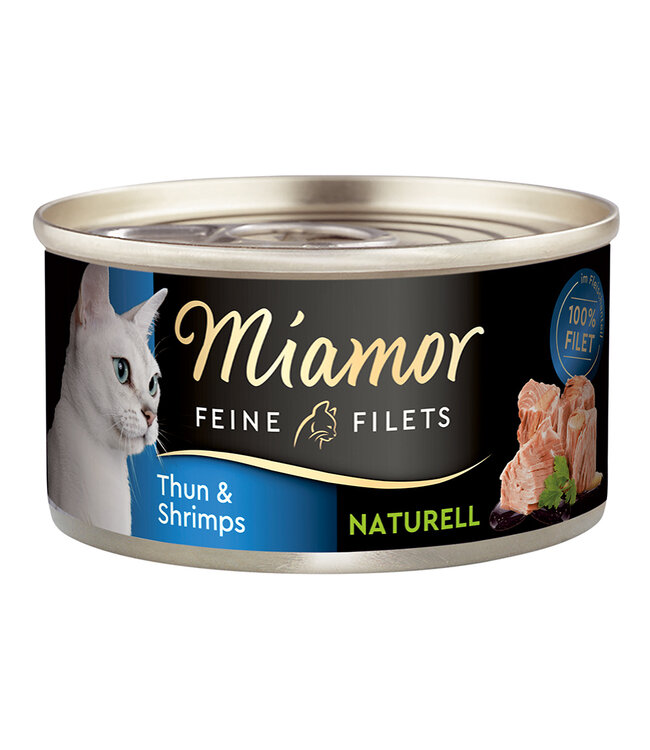 Miamor FEINE FILETS NATURELLE IN THUNFISCH & SHRIMPS 80g