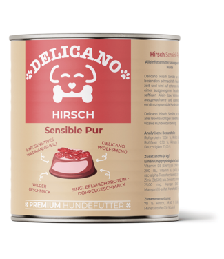 Delicano DeliCano Hirsch Pur 800g