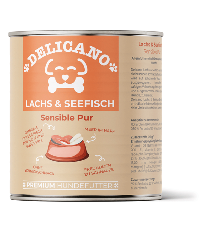 Delicano DeliCano Lachs&Seefisch 800g